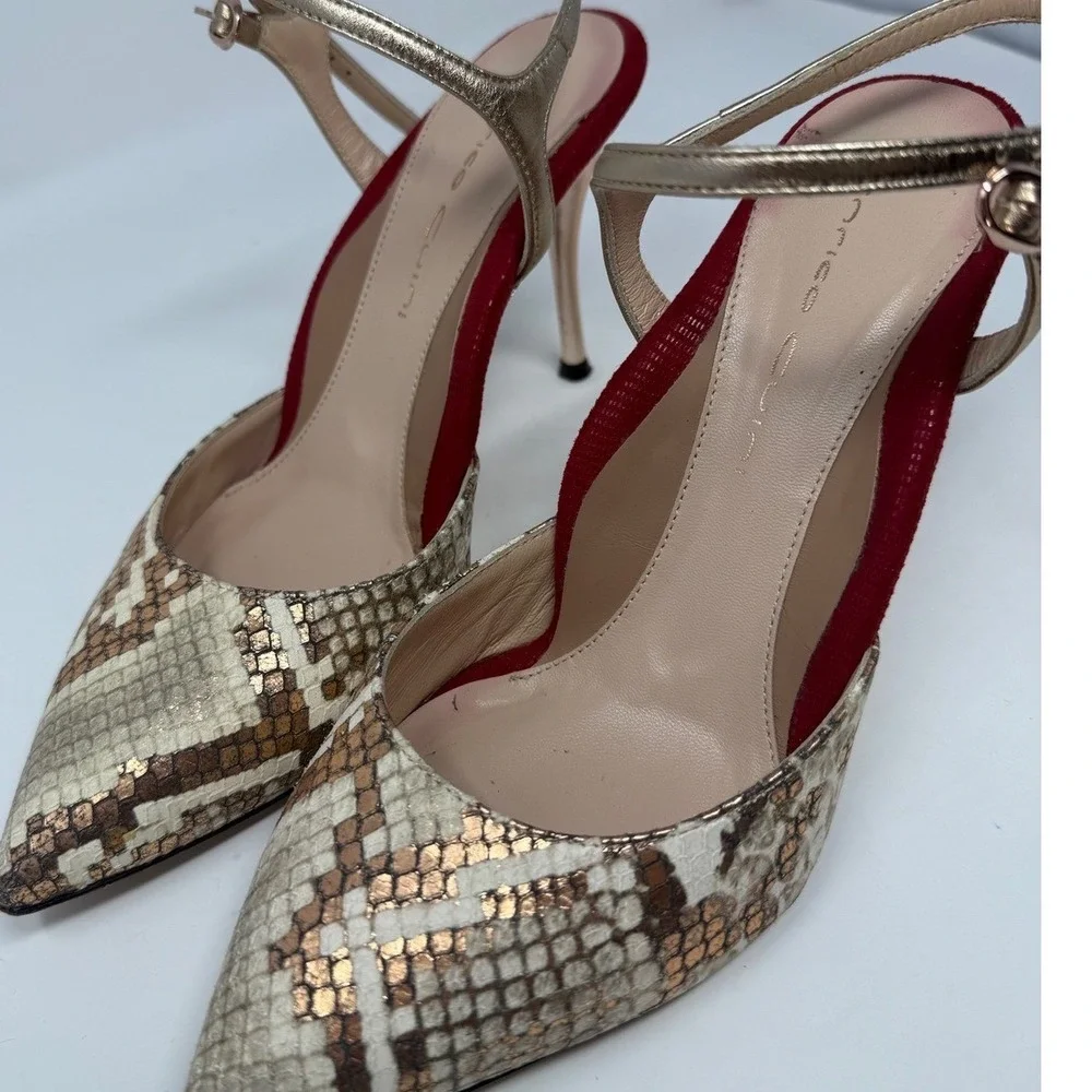 Enrico Cuini Faye Fireworks heels Women's‎ size 37.5